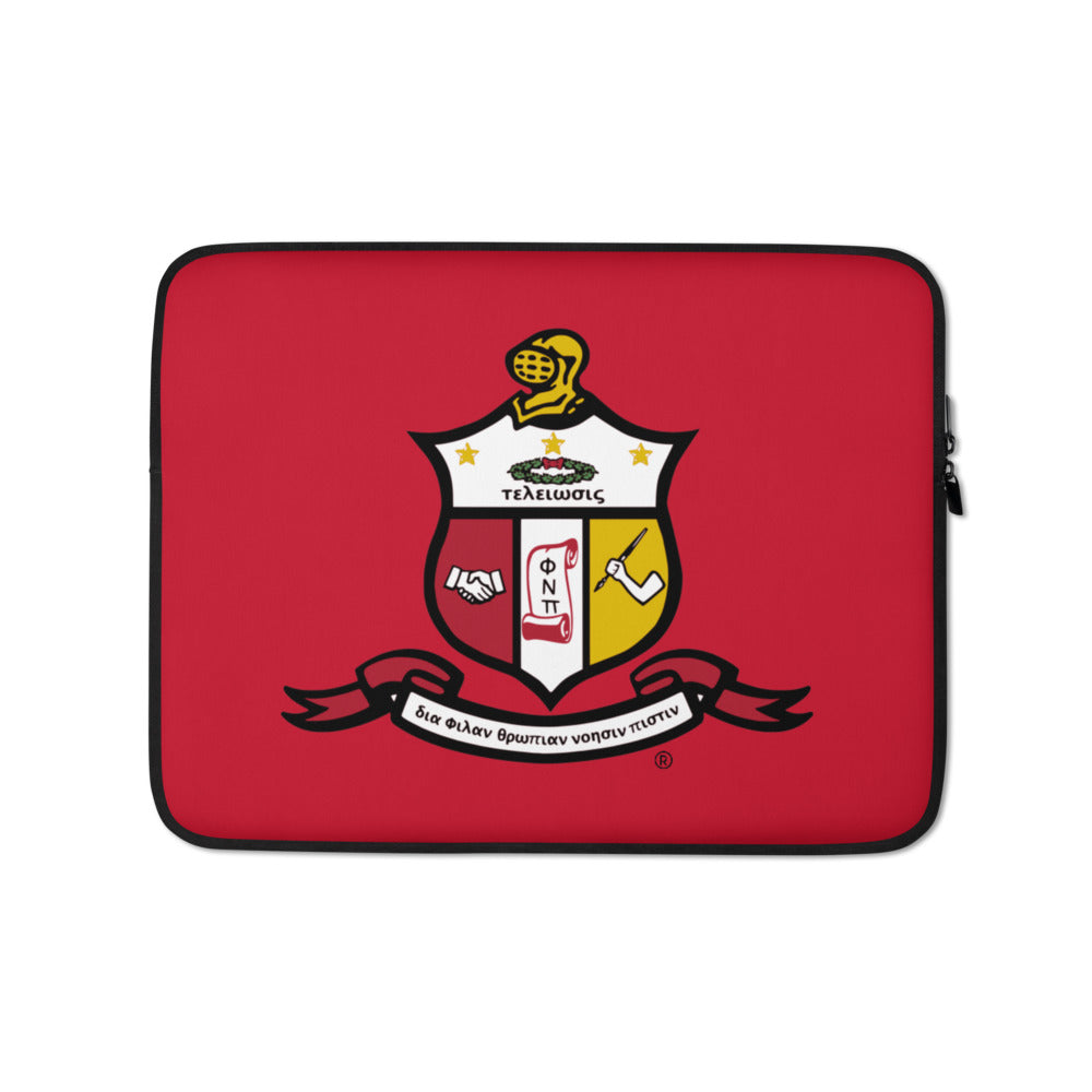 Kappa Coat of Arms Laptop Sleeve - My Greek Boutique
