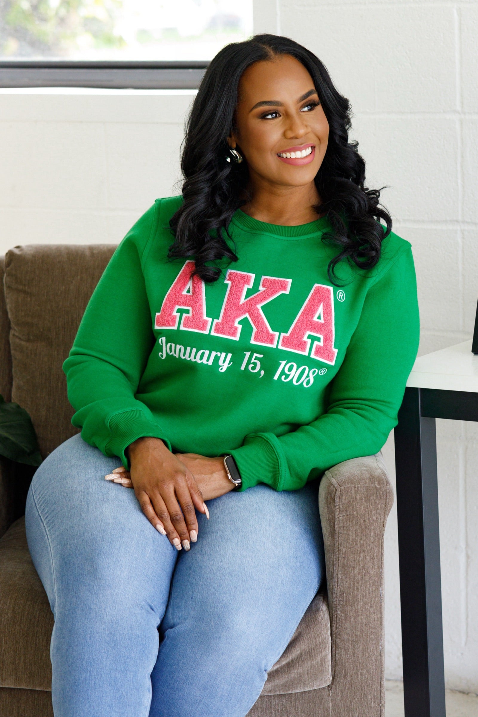 Outfits Alpha Kappa Alpha Sweater Dress AKA Founders' Day