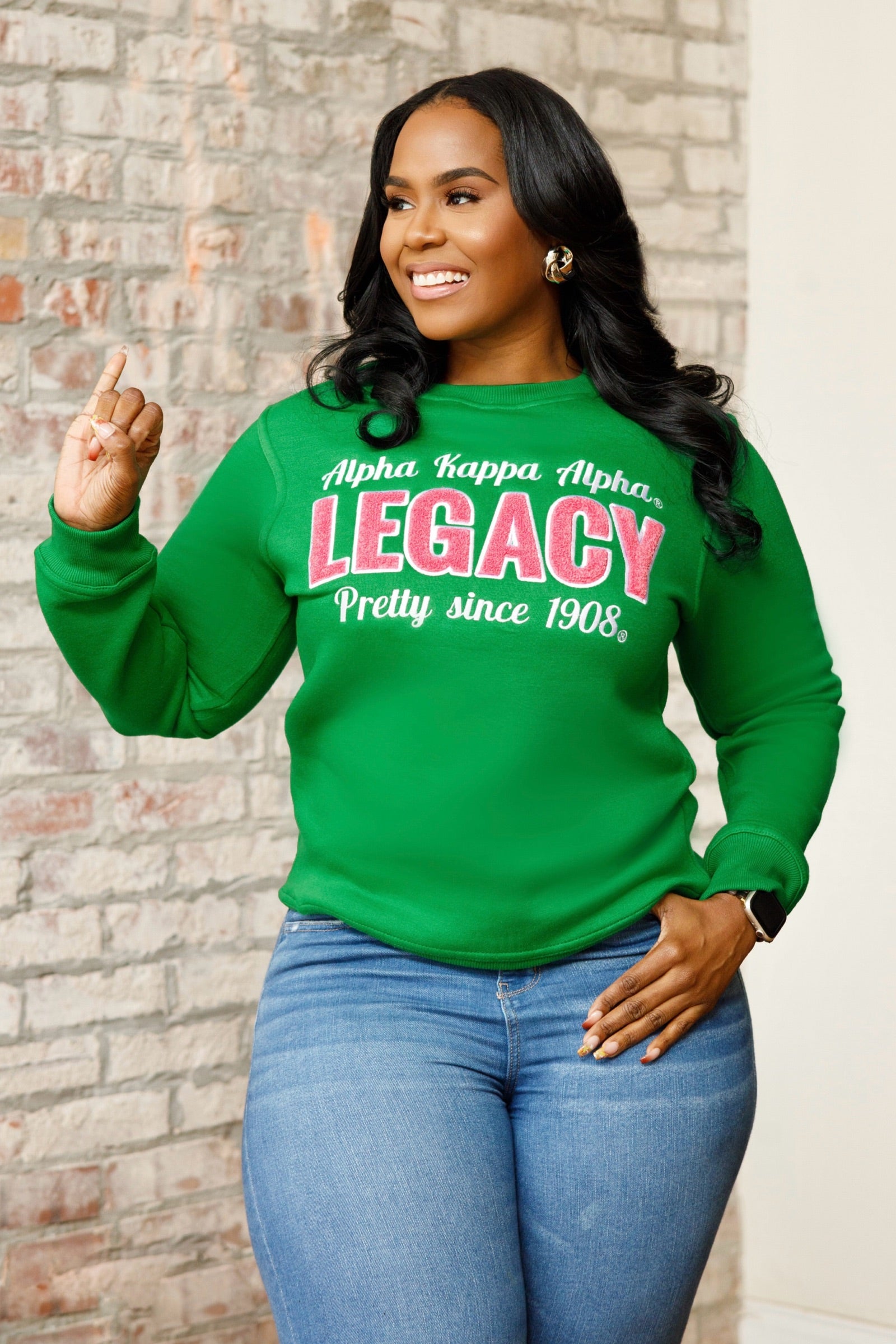 AKA Legacy Chenille Sweatshirt – My Greek Boutique