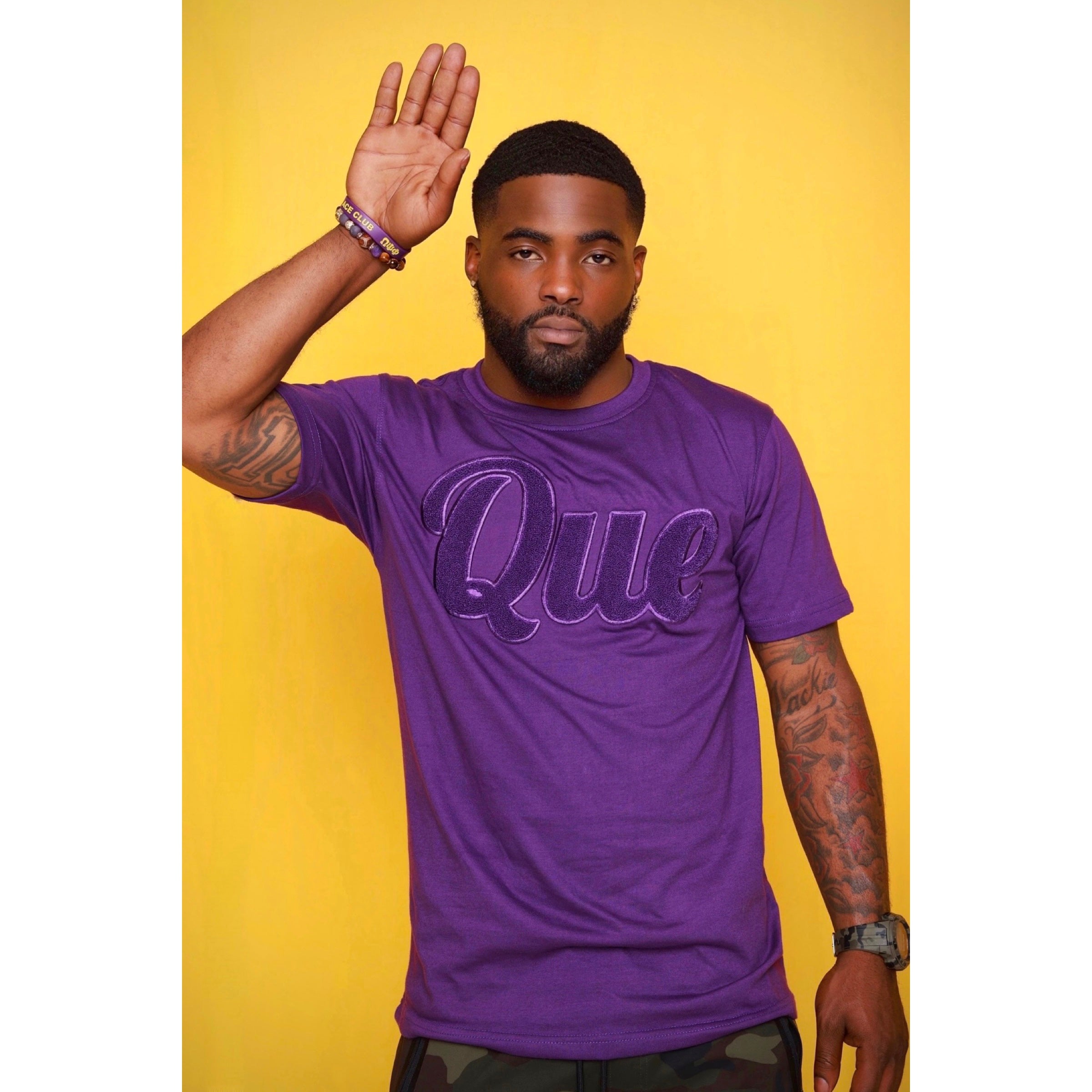 Purple and sales gold raglan shirt