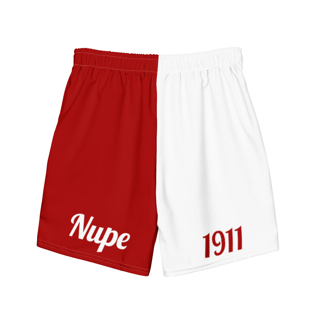 2-Toned Nupe 1911 Swim Trunks - My Greek Boutique