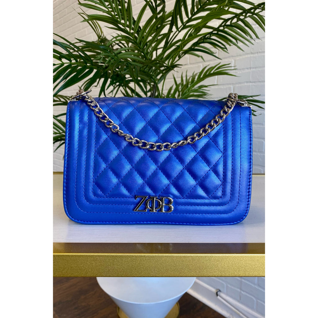 ΖΦΒ Chain Cossbody Purse - My Greek Boutique