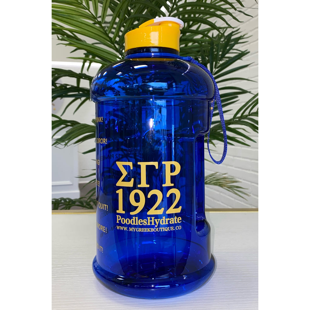 ΣΓΡ 1922 Motivational Water Bottle - My Greek Boutique