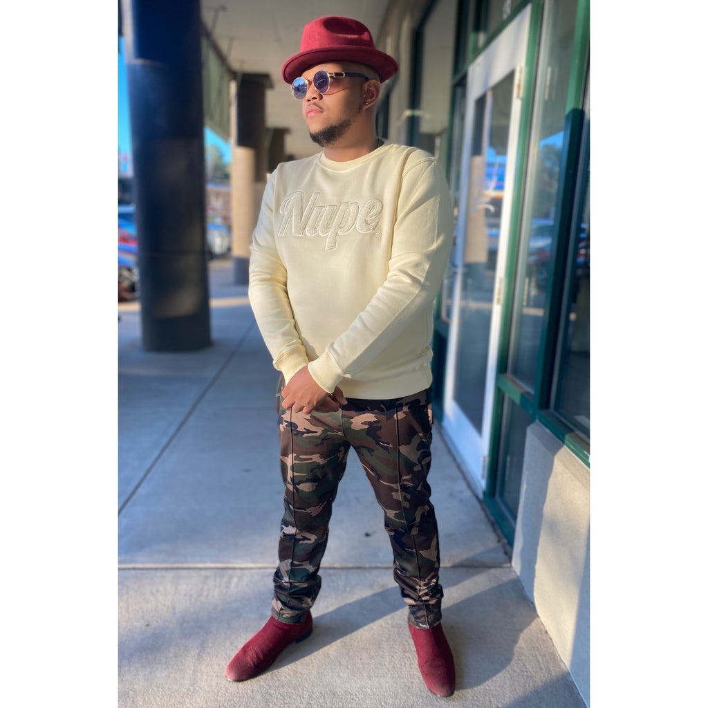 Solid Nupe Chenille Sweatshirt - My Greek Boutique