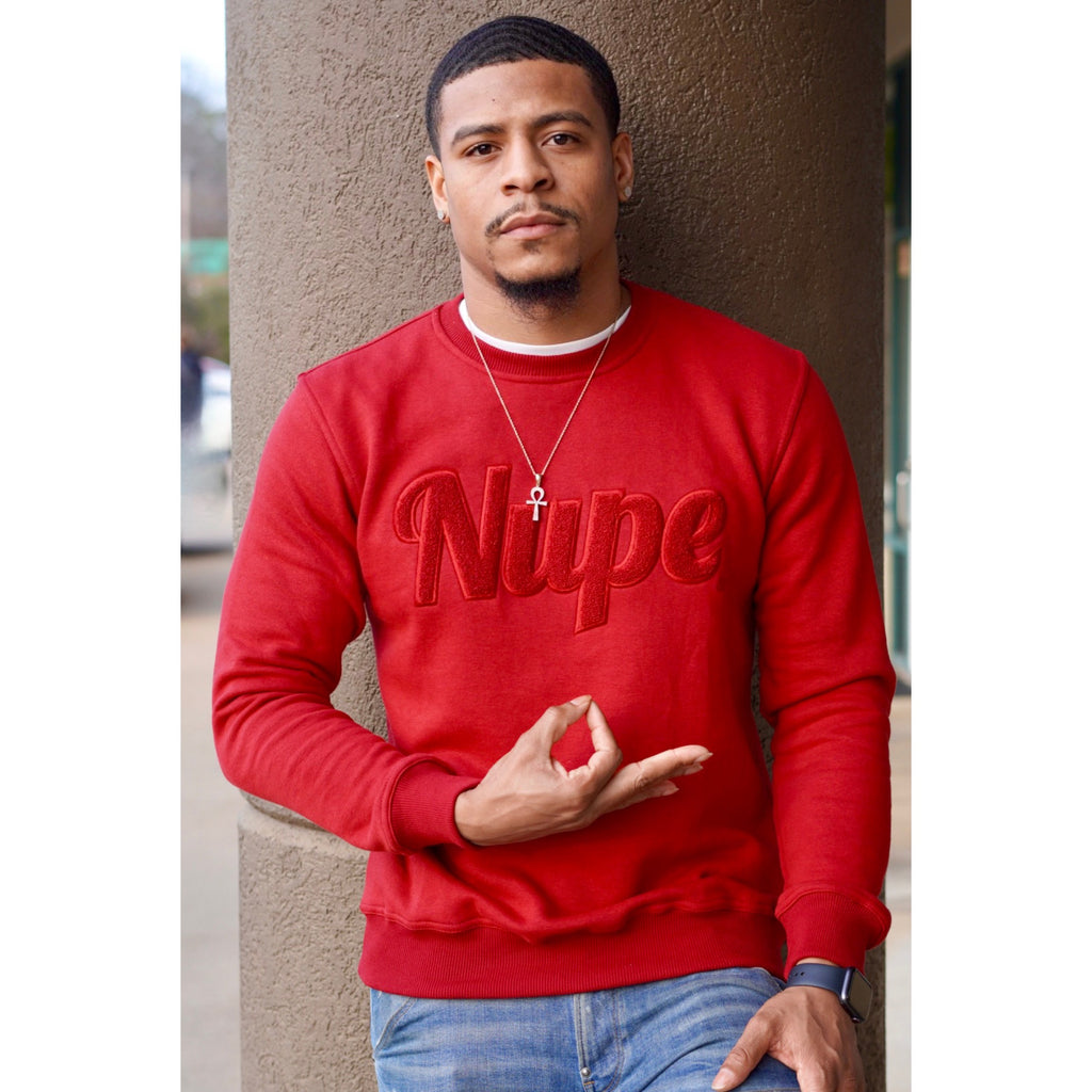 Solid Nupe Chenille Sweatshirt - My Greek Boutique
