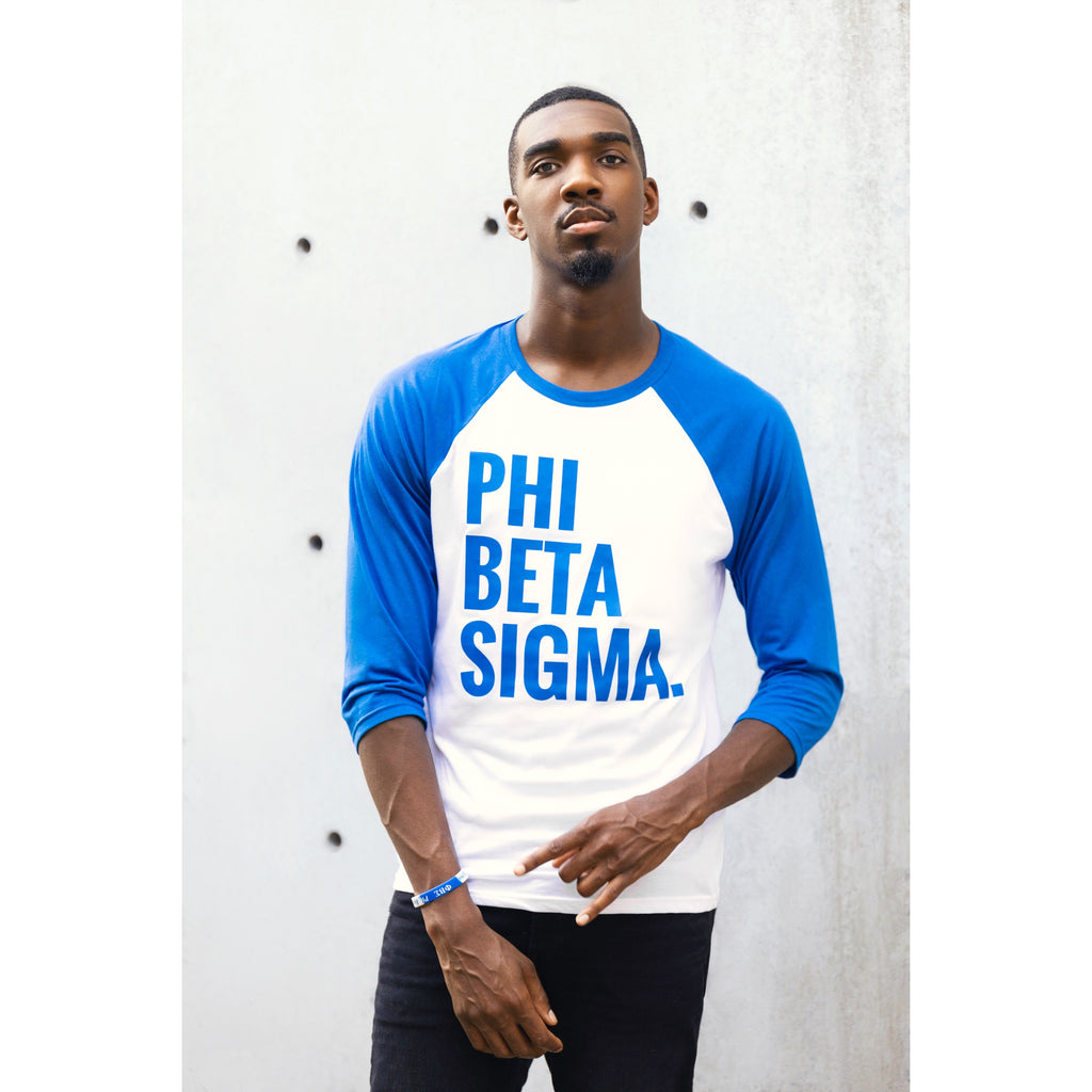 Phi Beta Sigma Baseball T-Shirt - My Greek Boutique