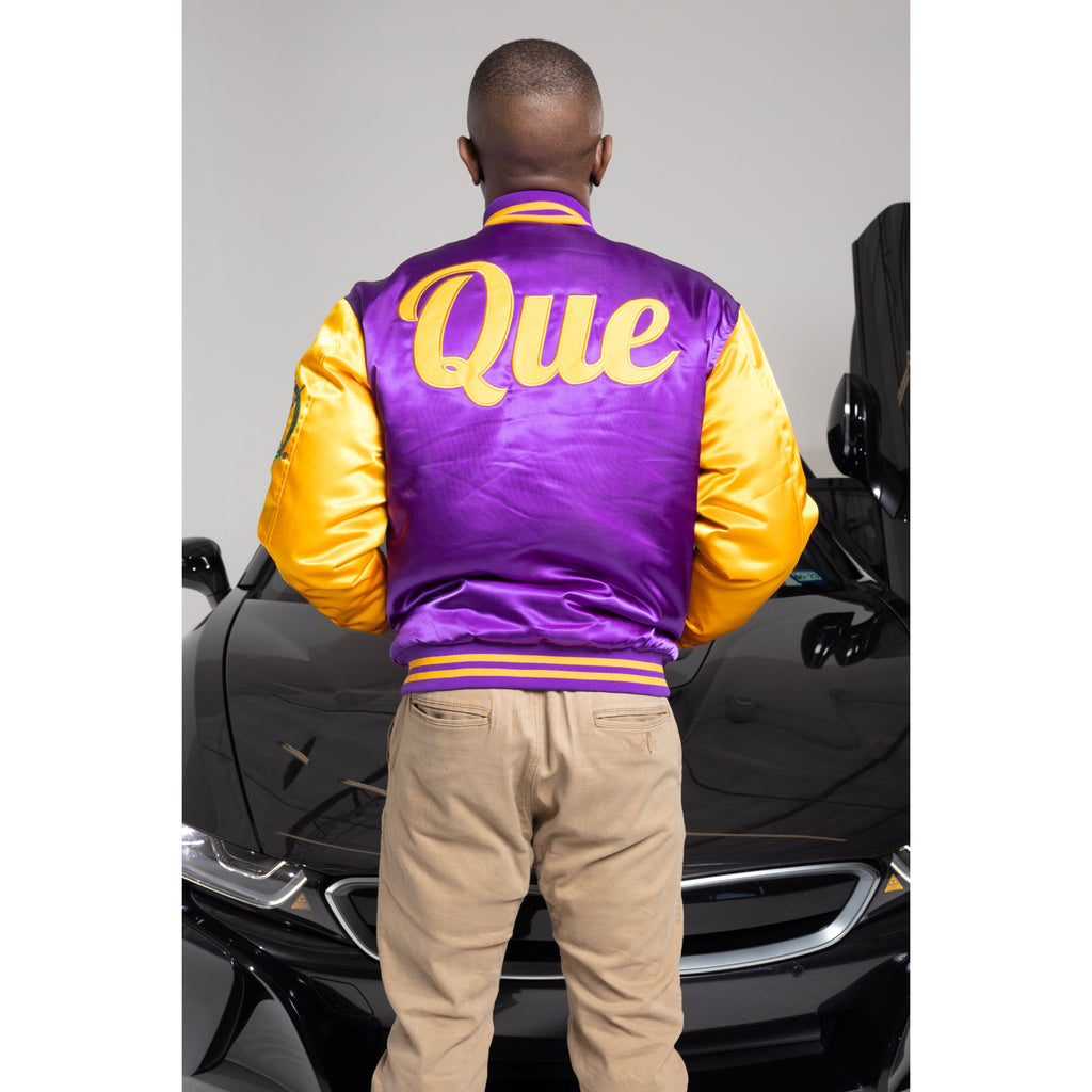 1911 Que Satin Bomber Jacket - My Greek Boutique