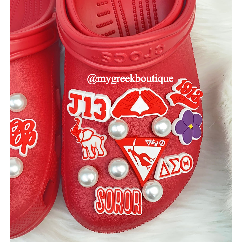 Delta Croc Charms - My Greek Boutique