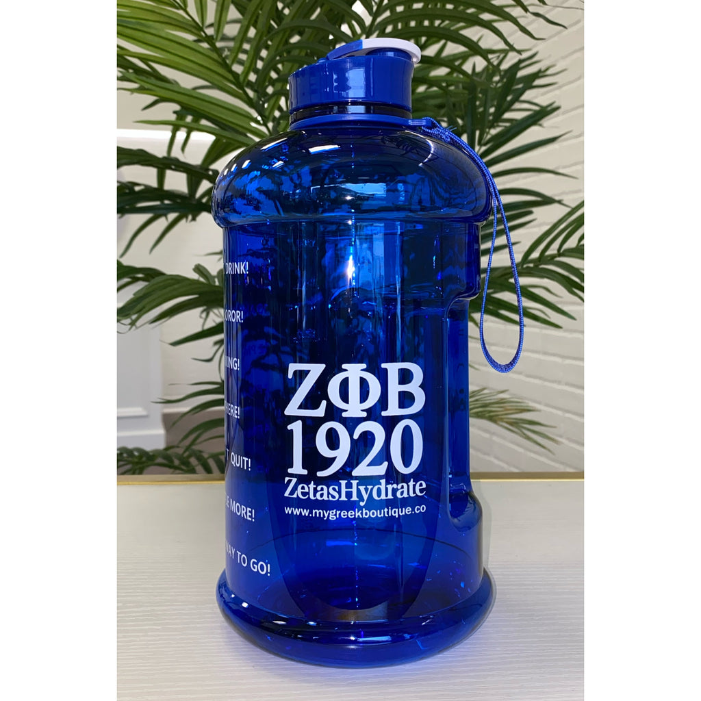 ΖΦΒ 1920 Motivational Water Bottle - My Greek Boutique