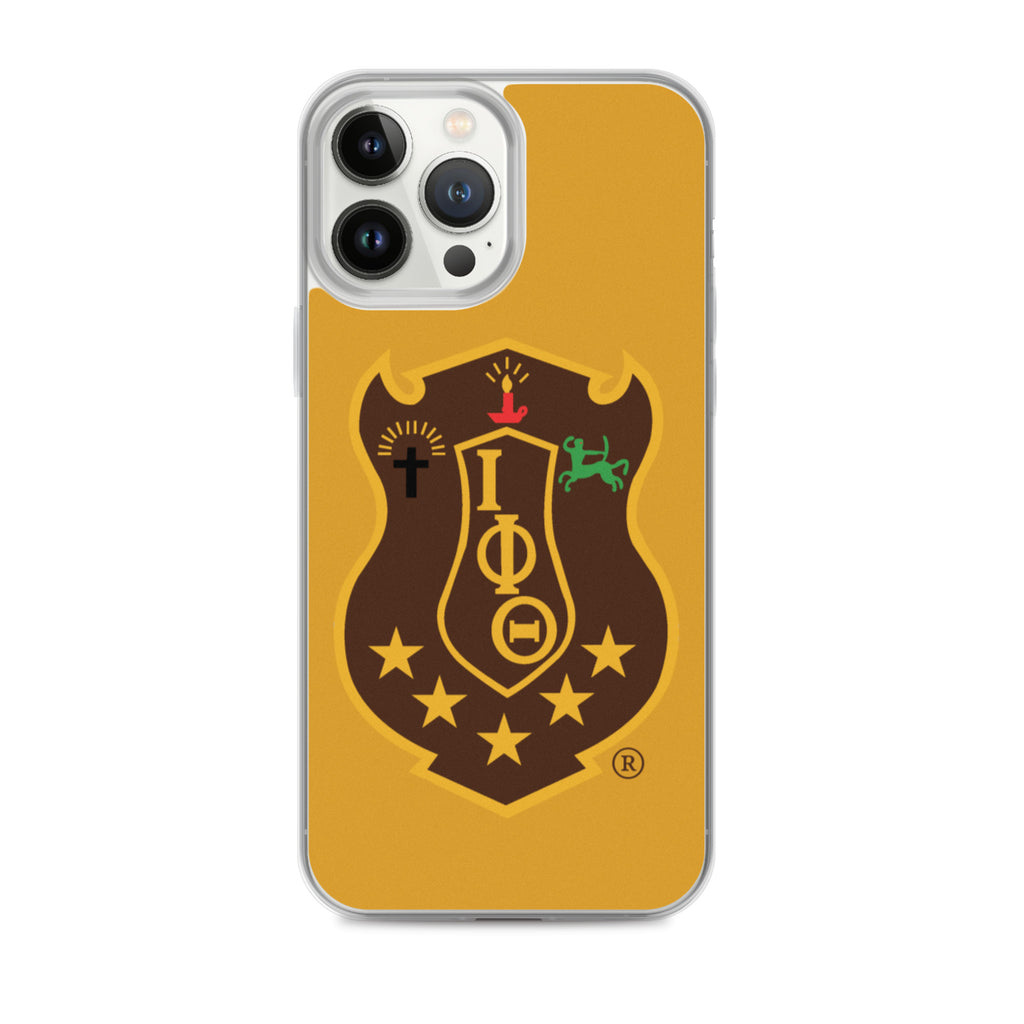Iota Gold Shield iPhone Case - My Greek Boutique