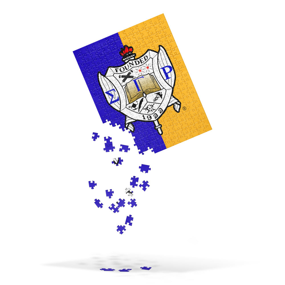 SGRho Shield Jigsaw puzzle, perfect for family bonding. Available in 520 pcs, vibrant colors, semi-gloss finish. 