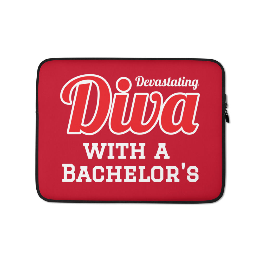 Diva with a Bachelor's Laptop Sleeve - My Greek Boutique