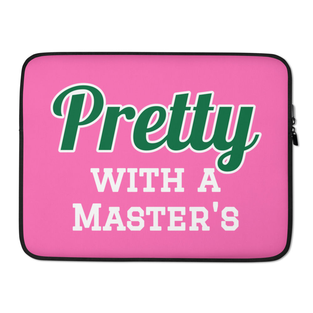 Pretty with a Master's Laptop Sleeve - My Greek Boutique