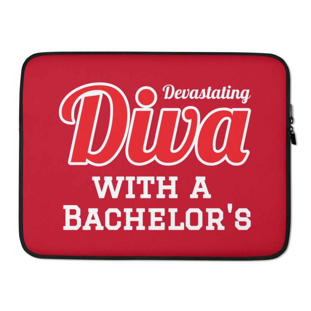 Diva with a Bachelor's Laptop Sleeve - My Greek Boutique